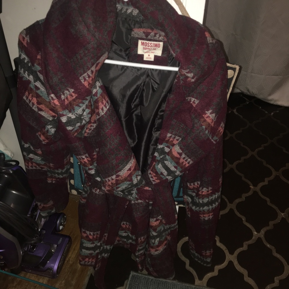 Aztec fall coat